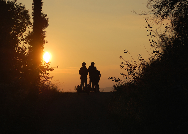 Sonnenuntergang im Glottertal