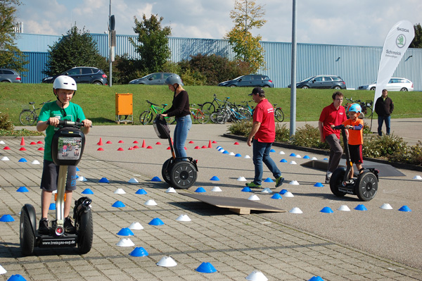Radmarkt Emmendingen Segway-Parcours Luz Mobile GmbH